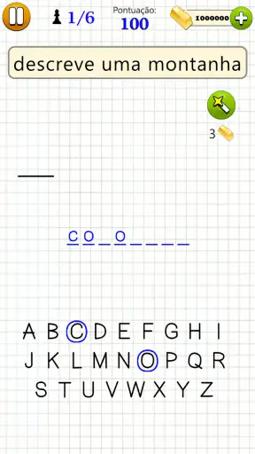 Jogo da Forca Jogo de palavras screenshot