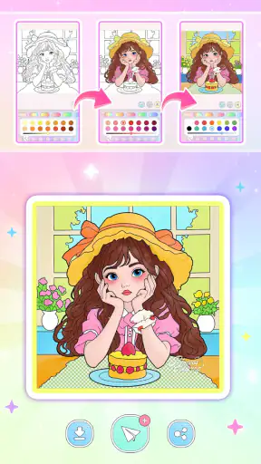 Jogo da Princesa: Colorir screenshot