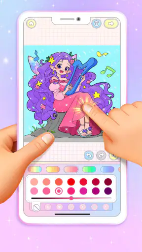 Jogo da Princesa: Colorir screenshot