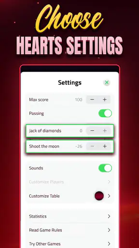 Jogo de Copas Offline - Hearts screenshot