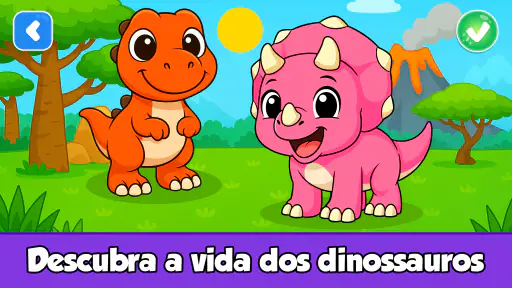 Jogo de Dino para Crianças 2-5 screenshot