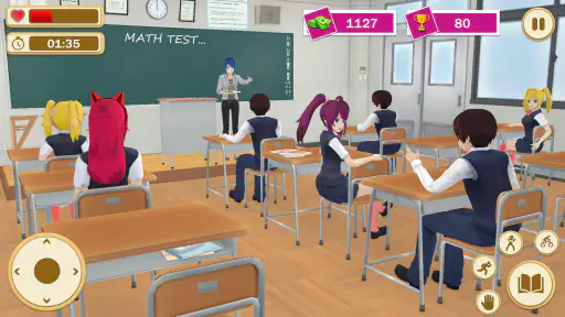Jogo de meninas da escola screenshot