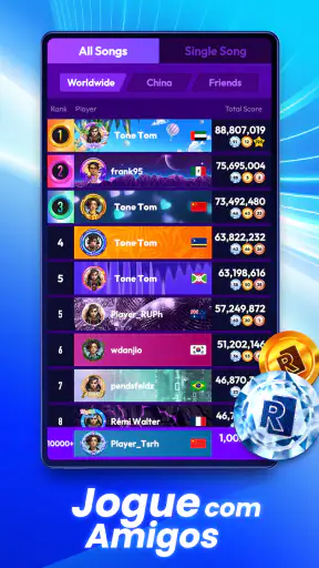 Jogo de música - Rhythm Rush screenshot