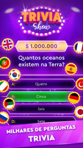 Jogo de perguntas e respostas screenshot