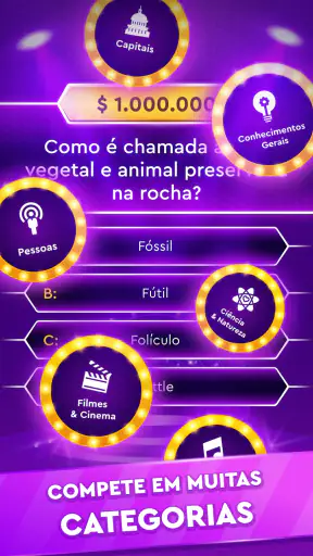 Jogo de perguntas e respostas screenshot
