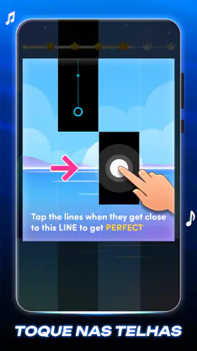 Jogo Musical Piano Magic Star screenshot