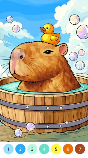 Jogo Pintar Pintar por Números screenshot