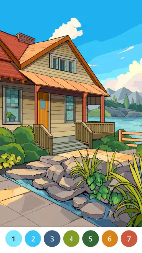 Jogo Pintar Pintar por Números screenshot