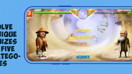 Jogo Quiz: Battle of Geniuses screenshot