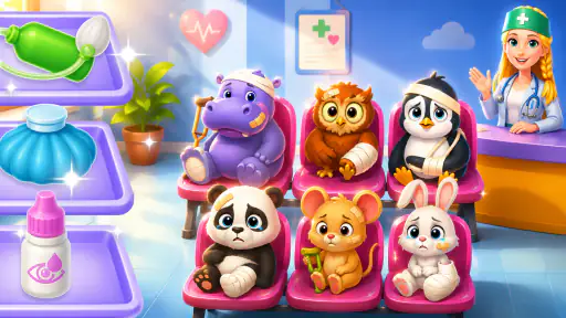Jogo veterinário pets screenshot