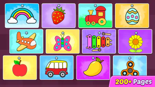 Jogos de desenhar e colorir screenshot