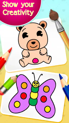 Jogos de desenhar e colorir screenshot