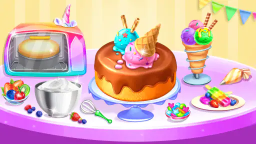 Jogos de fazer bolos e assar screenshot