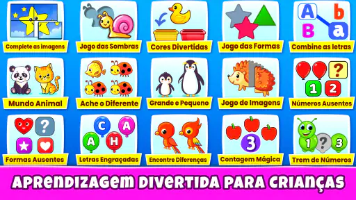 Jogos infantis: 3-7 anos screenshot