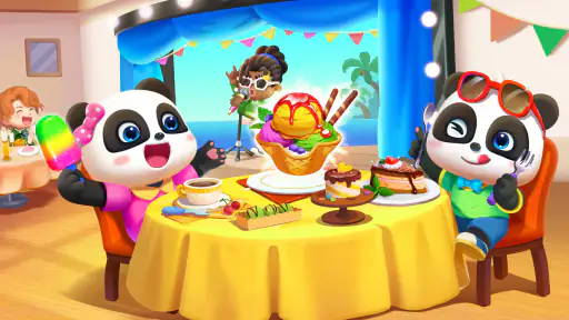 Jogos Infantis do Bebê Panda screenshot