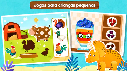 Jogos para crianças bebês Dino screenshot