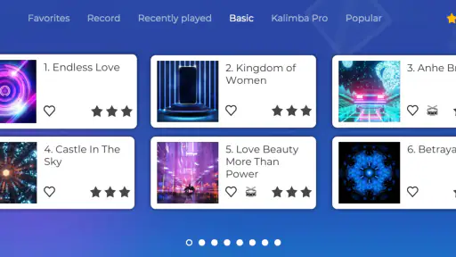 Joo Kalimba: Piano Thumb screenshot