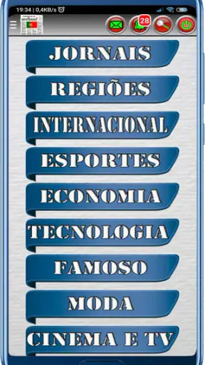 Jornais e Revistas screenshot
