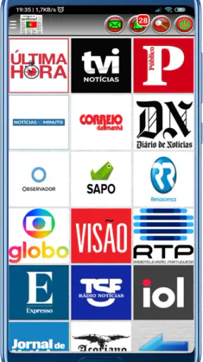 Jornais e Revistas screenshot