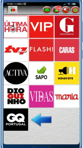 Jornais e Revistas screenshot