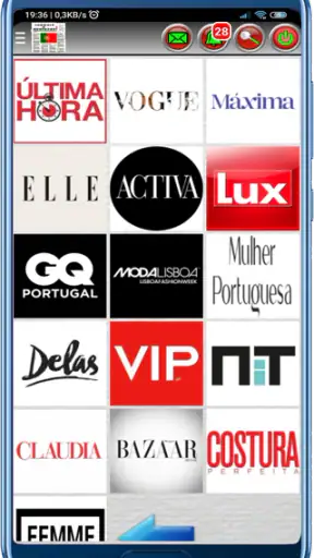 Jornais e Revistas screenshot