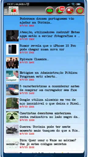 Jornais e Revistas screenshot