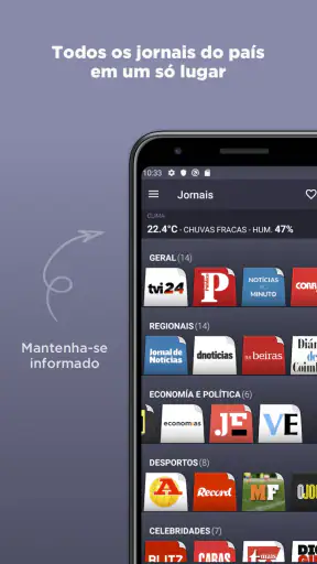 Jornais Portugueses screenshot