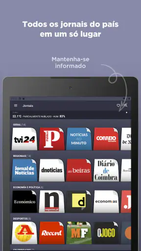 Jornais Portugueses screenshot