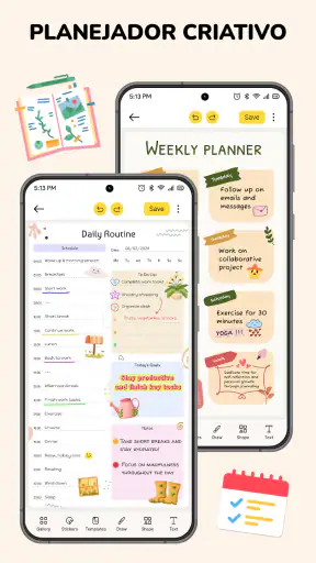 Journal: Agenda, Notas, PDFs screenshot