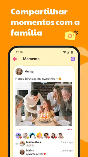 JusTalk Kids Messenger screenshot