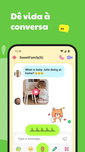JusTalk Kids Messenger screenshot