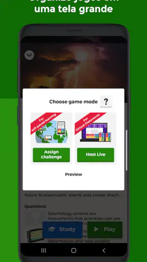 Kahoot! Jogar e criar quizzes screenshot