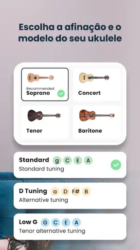 Kala Ukulele - Tuner e Tocar screenshot