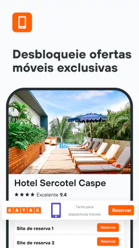 KAYAK: Voos, Hotéis e Carros screenshot