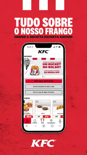 KFC Portugal screenshot