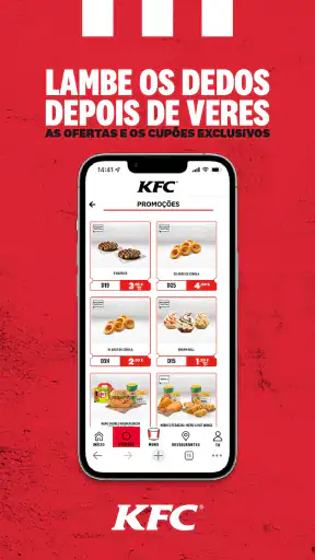 KFC Portugal screenshot
