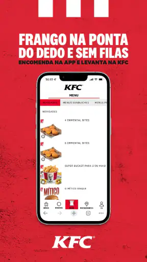 KFC Portugal screenshot