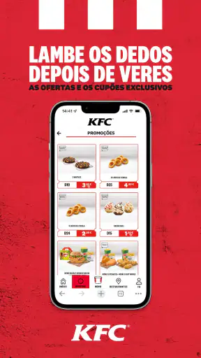 KFC Portugal screenshot
