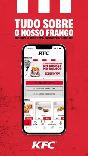 KFC Portugal screenshot