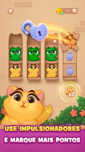 Kitty Sort: Twisted Tails screenshot