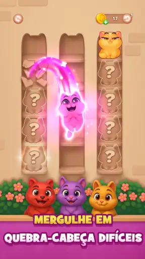 Kitty Sort: Twisted Tails screenshot