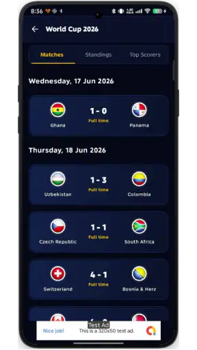 Kixaro Football Live screenshot