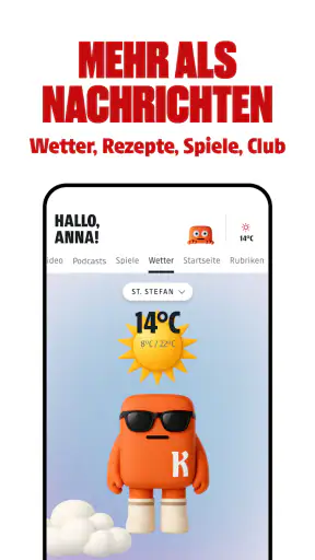Kleine Zeitung screenshot