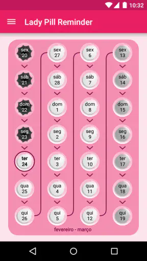 Lady Pill Reminder screenshot