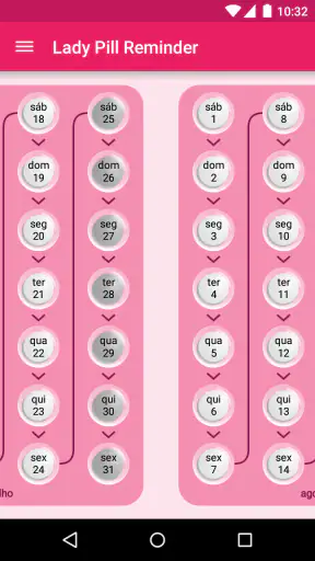Lady Pill Reminder screenshot