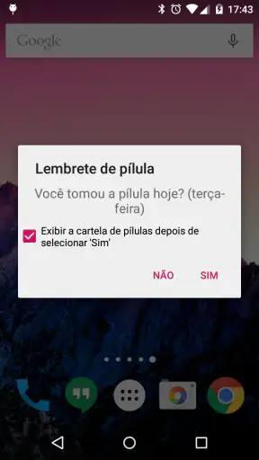 Lady Pill Reminder screenshot