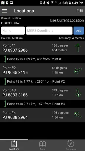 Land Nav Assistant screenshot