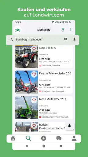 Landwirt.com Traktor Markt screenshot