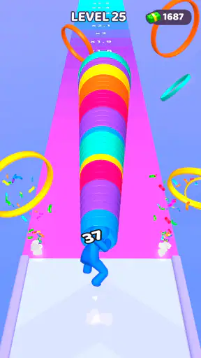 Layer Man 3D: Corra e Acumule screenshot