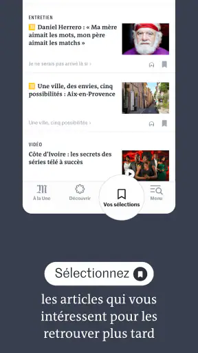 Le Monde, Actualités en direct screenshot